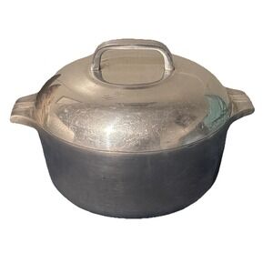 HTF 1st Gen 1930s 4248M Wagner Ware Magnalite 5 Qt Dutch Oven With Lid Sidney